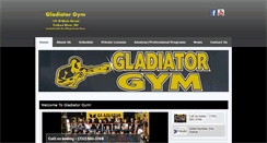 Desktop Screenshot of gladiatorboxing.net